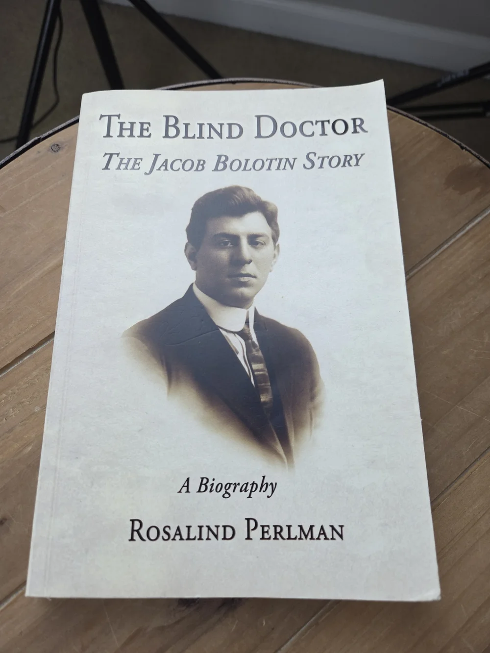 Softcover ....The Blind Doctor by - Cream Cover Coffee Table Book